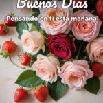 buenos días pensando en ti esta mañana
