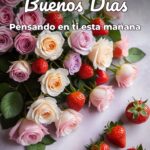 buenos días pensando en ti esta mañana