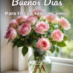buenos días para ti, con todo mi amor