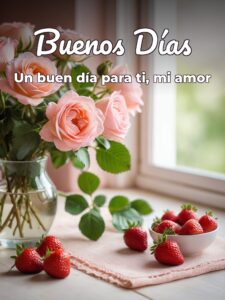 Mensajes bonitos de buenos días para mi amor para WhatsApp