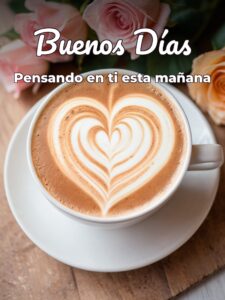 Mensajes bonitos para dar los buenos días a mi amor para Facebook