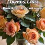 buenos días para ti, con todo mi amor