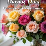 buenos días pensando en ti esta mañana