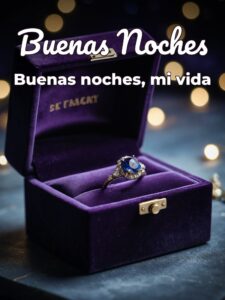Mensajes bonitos para mi novia de buenas noches
