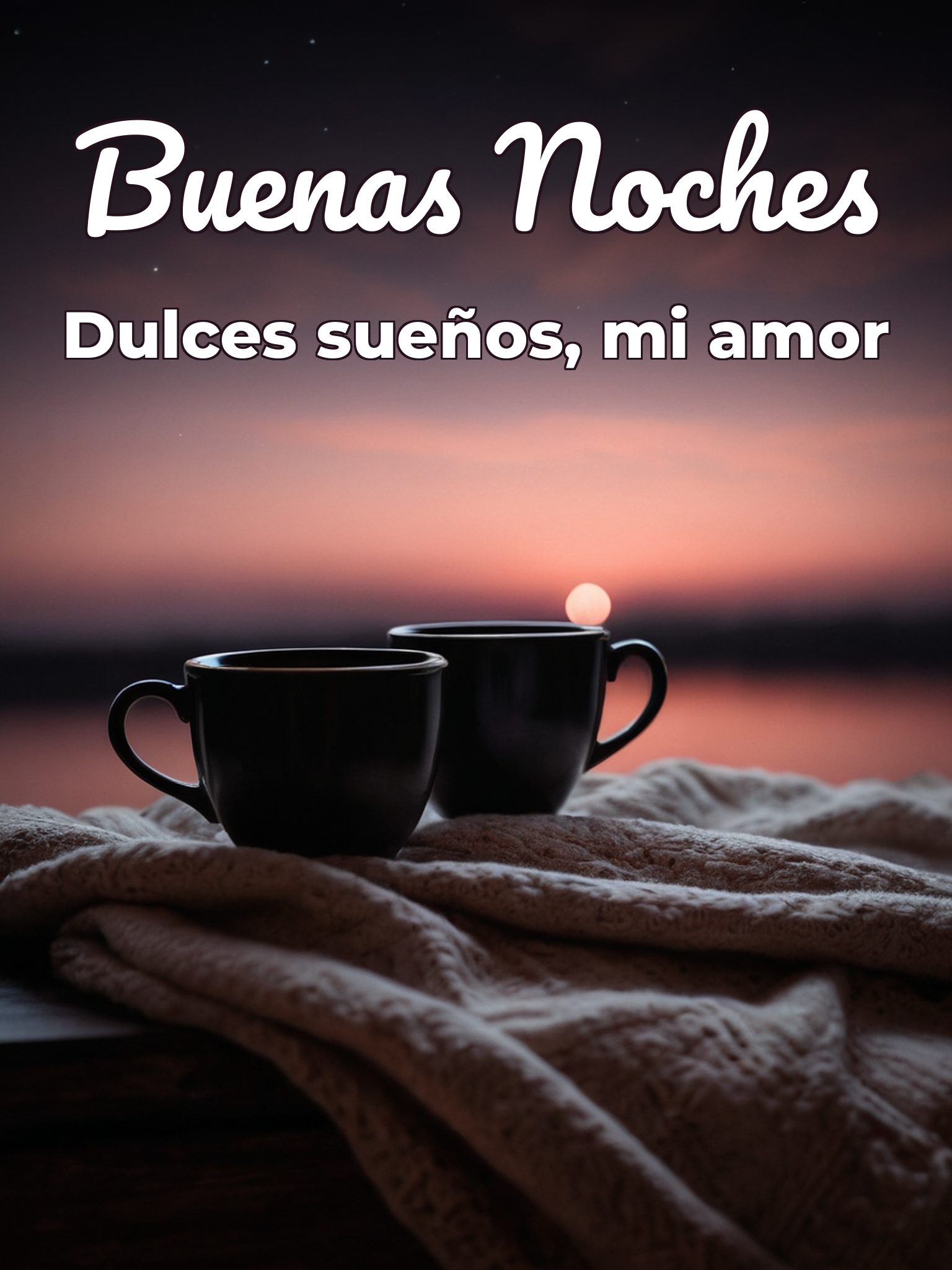 Mensajes buenas noches amor para Facebook