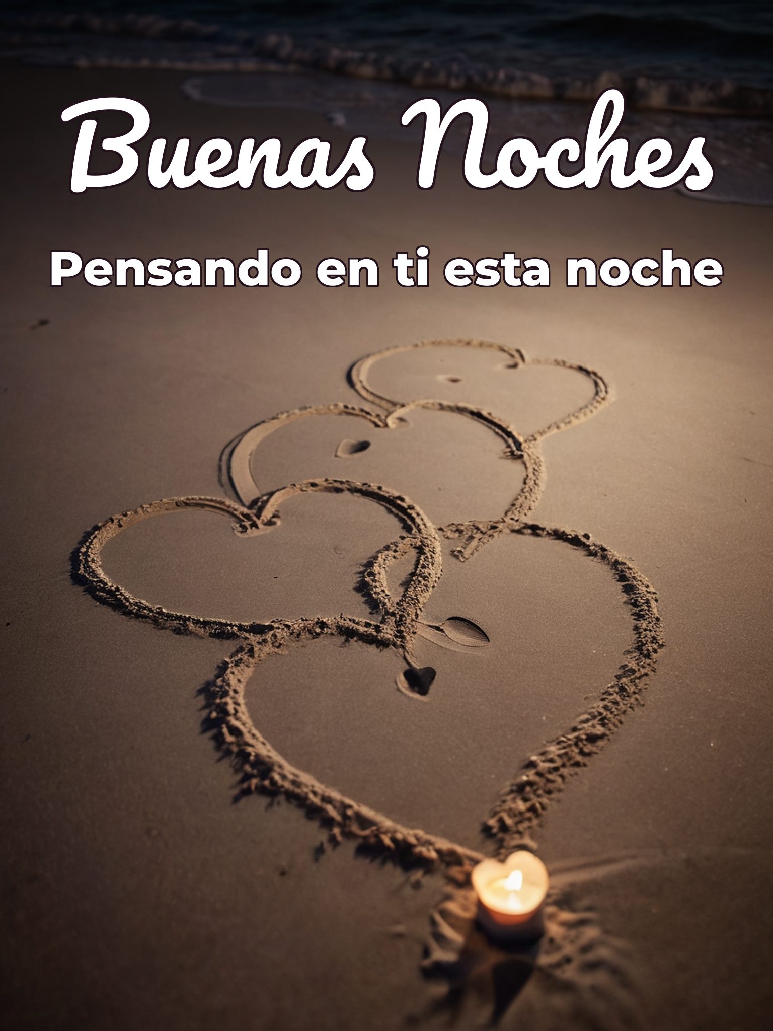 Mensajes buenas noches para mi novia para Facebook