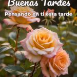 buenas tardes pensando en ti esta tarde
