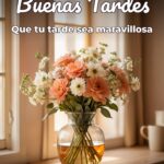 buenas tardes que tu tarde sea maravillosa