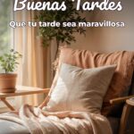 buenas tardes que tu tarde sea maravillosa