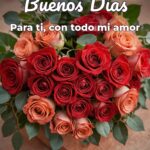 buenos días para ti, con todo mi amor