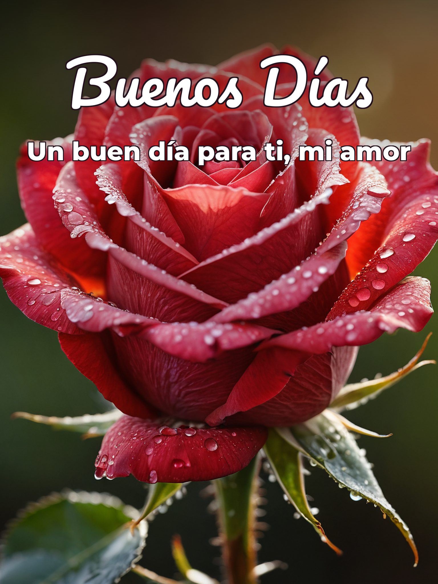 Mensajes buenos días mi amor