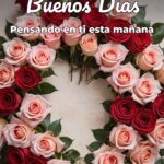 buenos días pensando en ti esta mañana