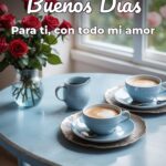 buenos días para ti, con todo mi amor