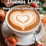 buenos días para ti, con todo mi amor