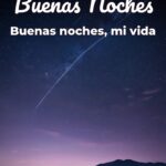 buenas noches buenas noches, mi vida