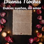 buenas noches dulces sueños, mi amor