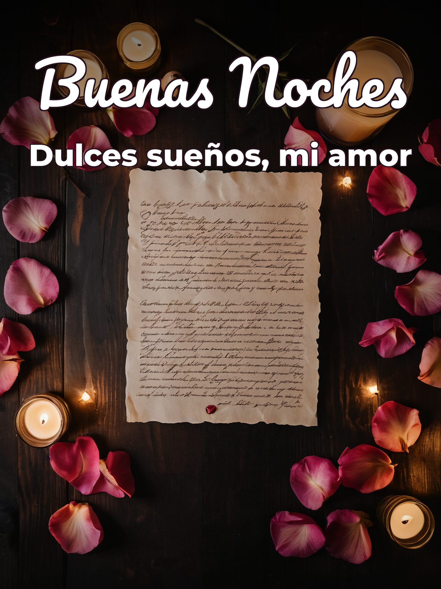 Mensajes cortos de buenas noches para enamorar para WhatsApp