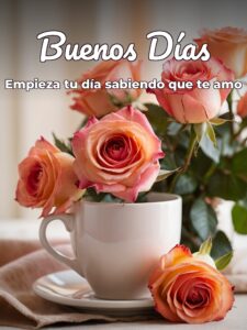 Mensajes cortos de buenos días amor para Facebook