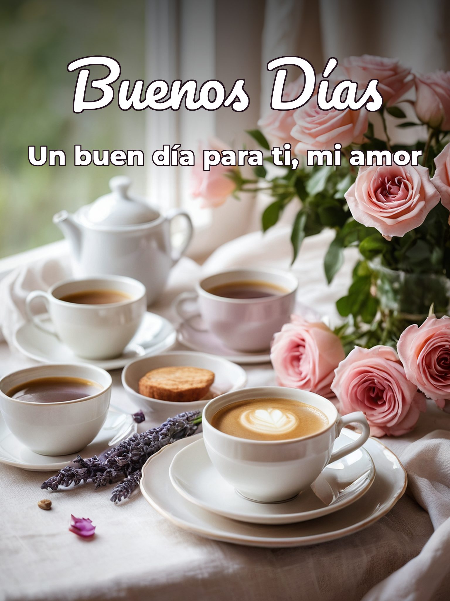 Mensajes d amor d buenos días para Facebook