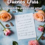 buenos días un buen día para ti, mi amor