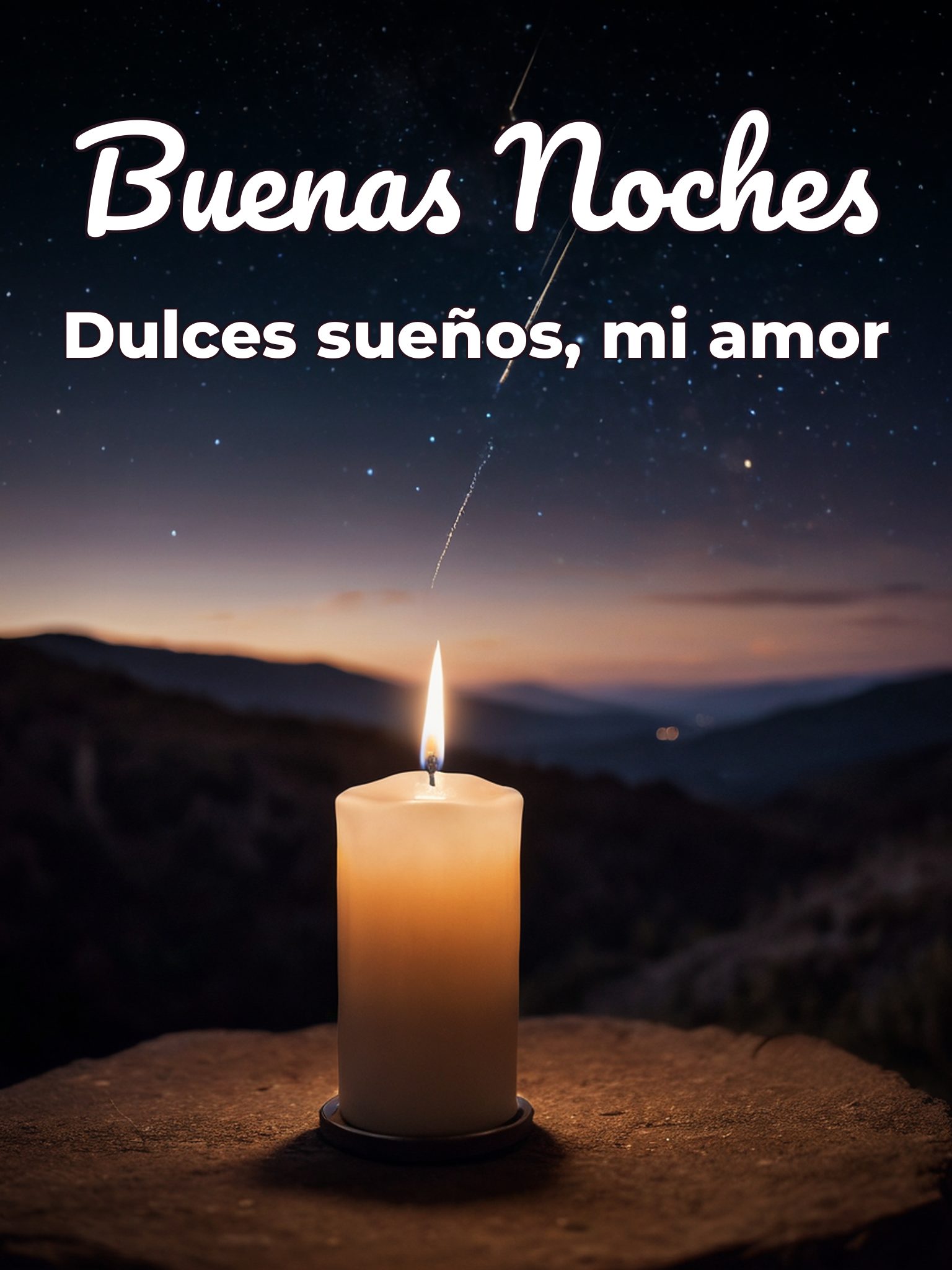 Mensajes d buenas noches amor