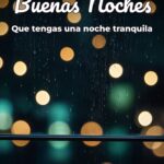 buenas noches que tengas una noche tranquila
