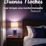 buenas noches que tengas una noche tranquila