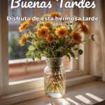buenas tardes disfruta de esta hermosa tarde