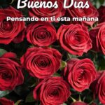 buenos días pensando en ti esta mañana