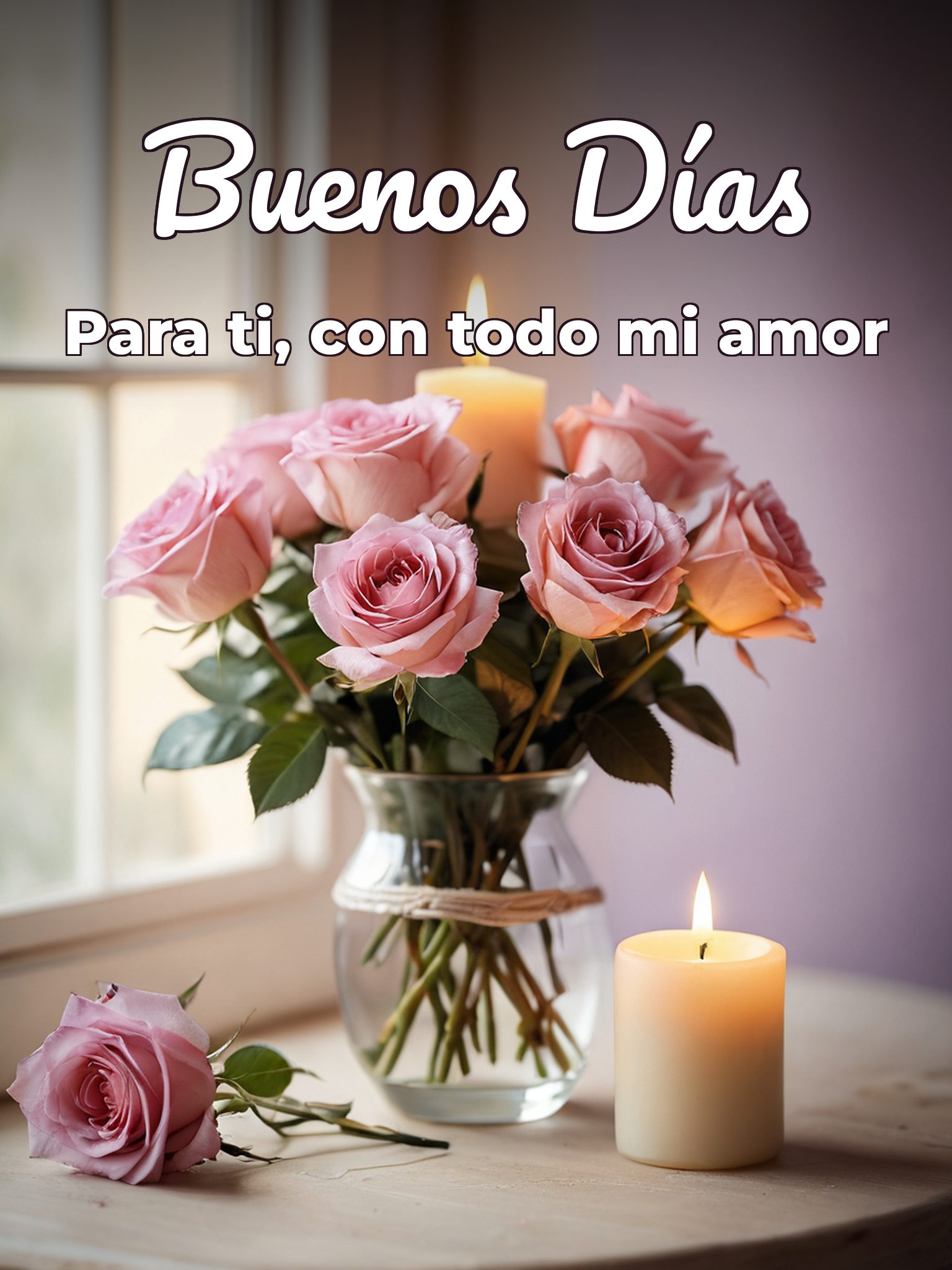 Mensajes d buenos días amor para Facebook