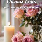 buenos días pensando en ti esta mañana