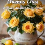 buenos días un buen día para ti, mi amor