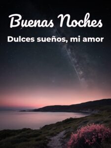 Mensajes de amor para desear buenas noches para WhatsApp