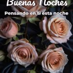 buenas noches pensando en ti esta noche