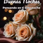 buenas noches pensando en ti esta noche