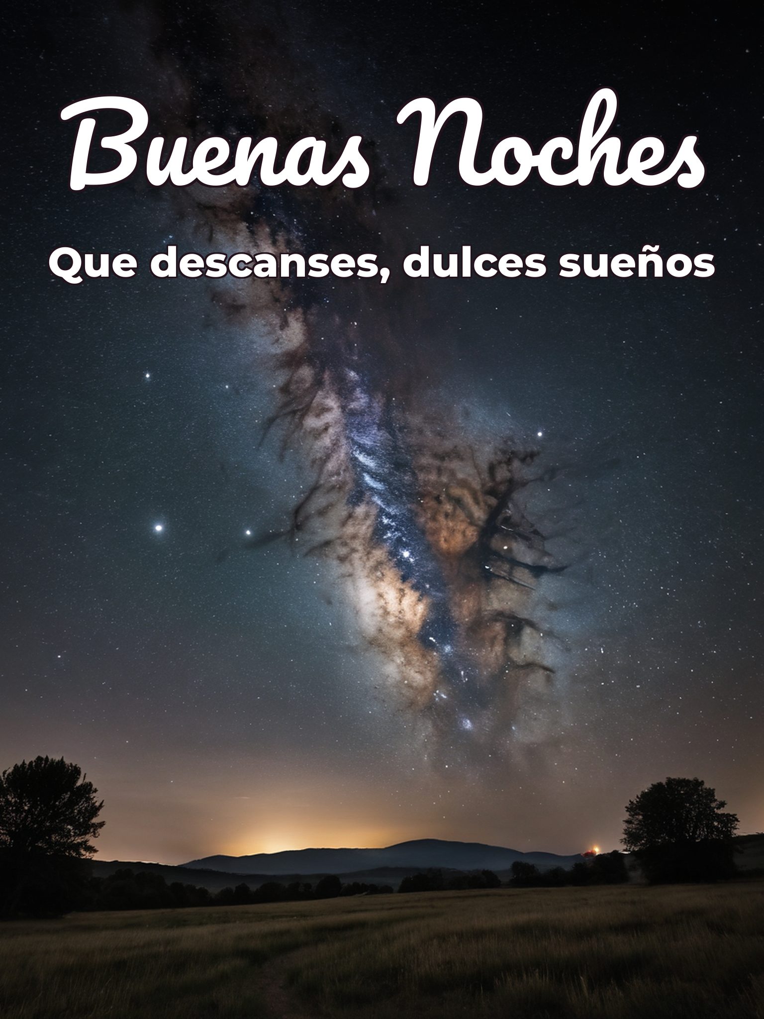 Mensajes de buenas noches para para Facebook