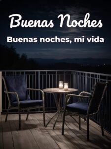 Mensajes de buenas noches para un amor para WhatsApp