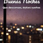 buenas noches que descanses, dulces sueños