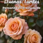 buenas tardes pensando en ti esta tarde