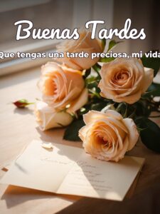 Mensajes de buenas tardes para mi amor para WhatsApp celular