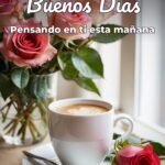 buenos días pensando en ti esta mañana