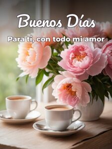 Mensajes de buenos días al amor de mi vida para celular