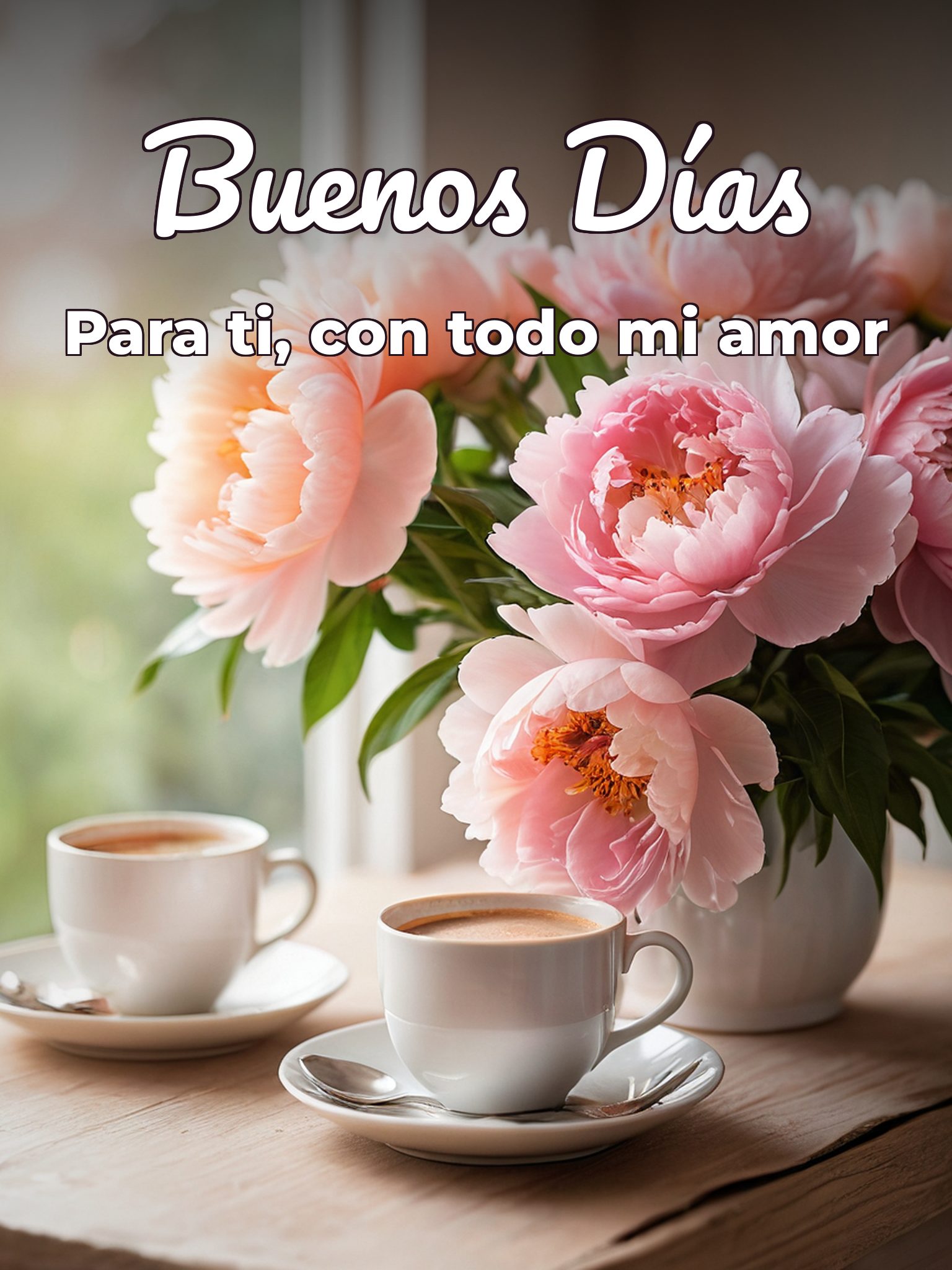 Mensajes de buenos días al amor de mi vida para celular