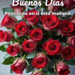 buenos días pensando en ti esta mañana