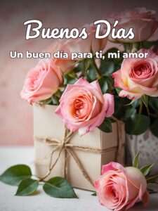 Mensajes de buenos días amor para Facebook