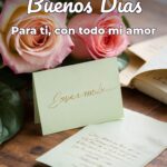 buenos días para ti, con todo mi amor