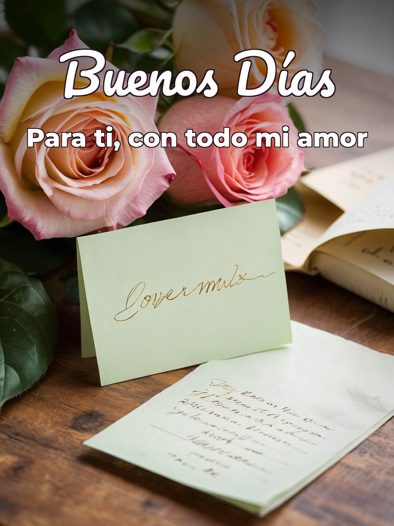 Mensajes de buenos días amor para una amiga