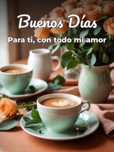 Mensajes de buenos días con amor