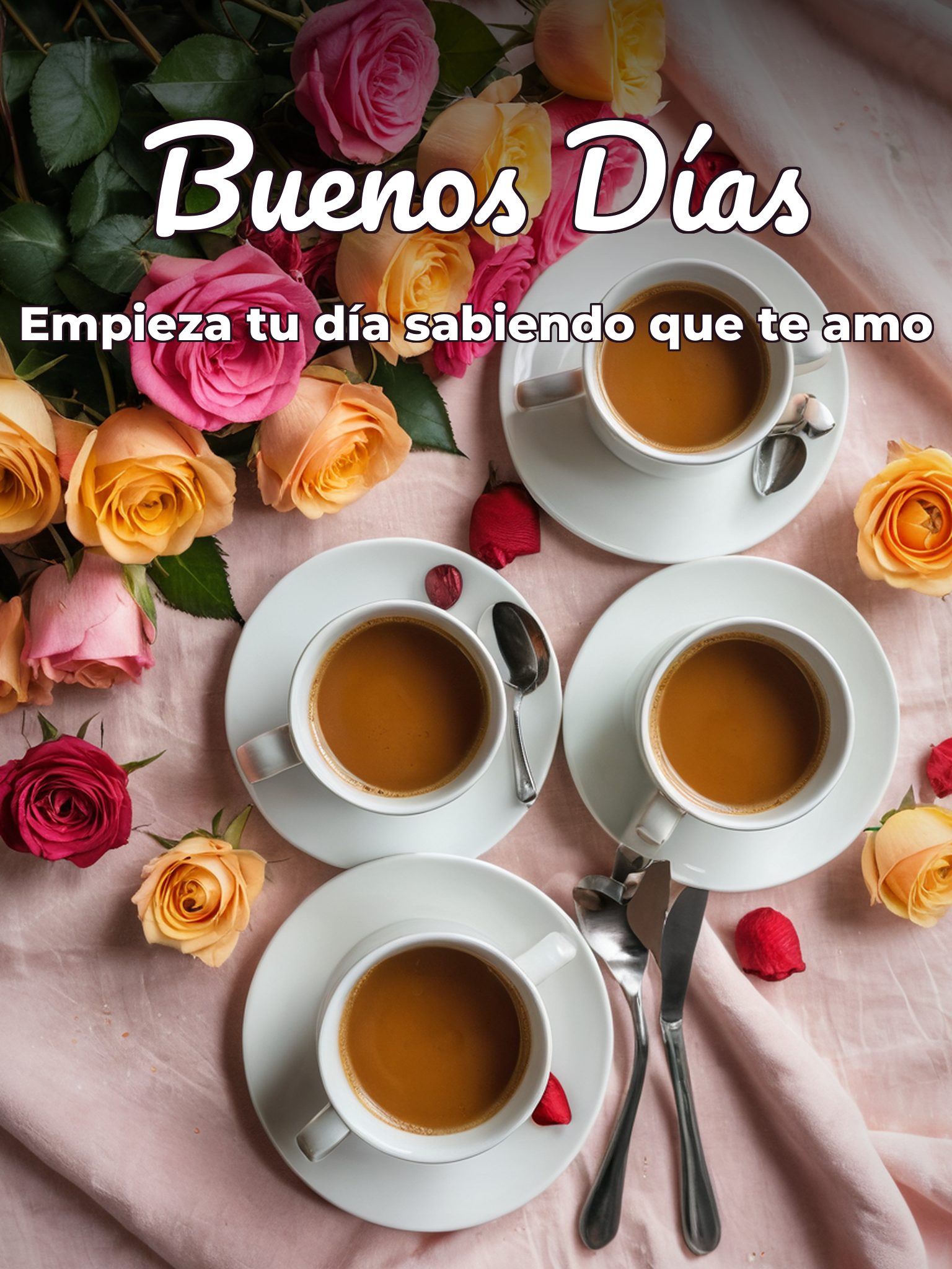 Mensajes de buenos días con amor para celular