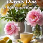 buenos días un buen día para ti, mi amor
